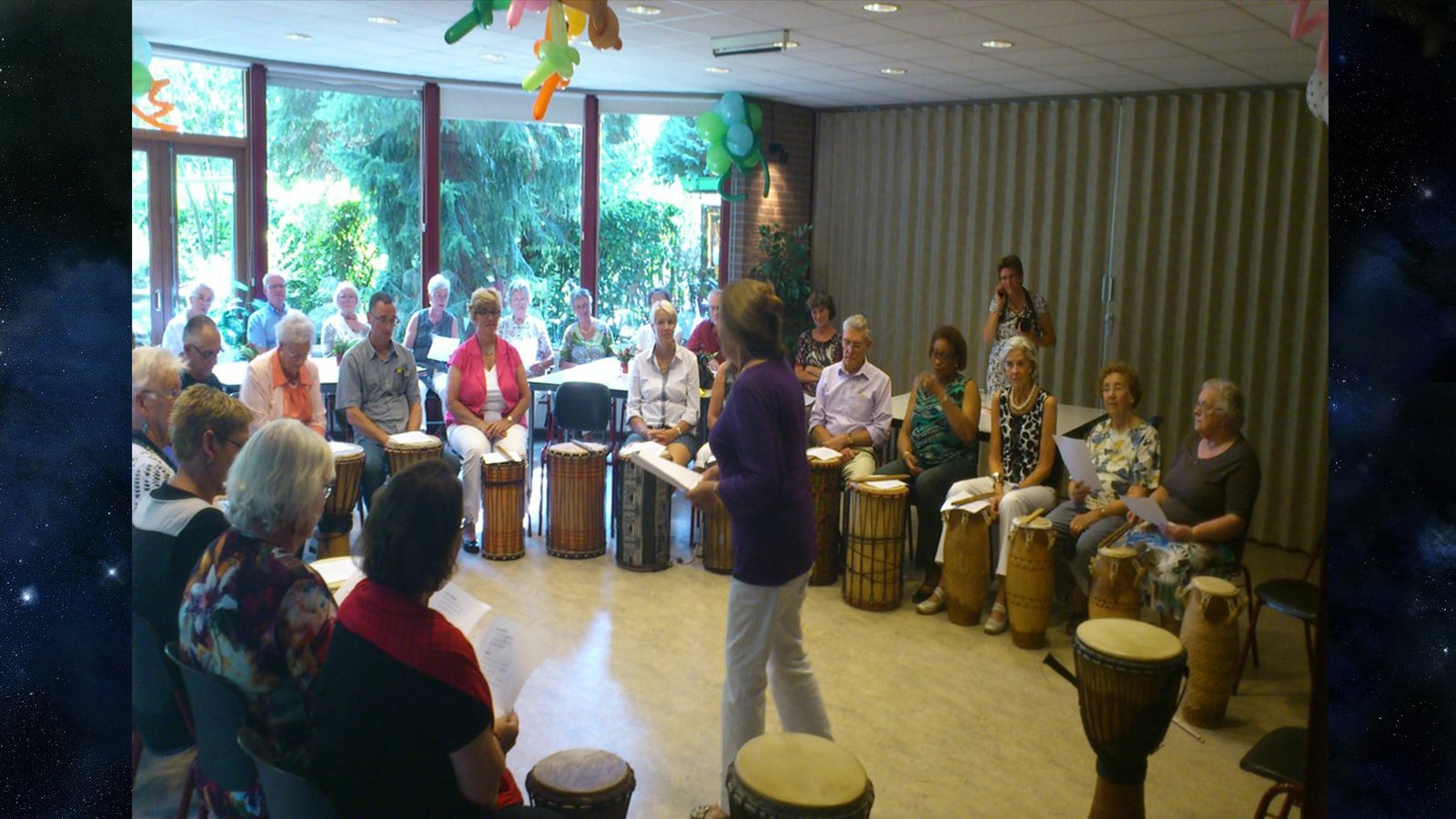 PerSonare Muziek. Ouderen Workshop Buurtfeest